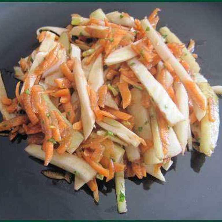 Salade de fenouil et carottes râpées