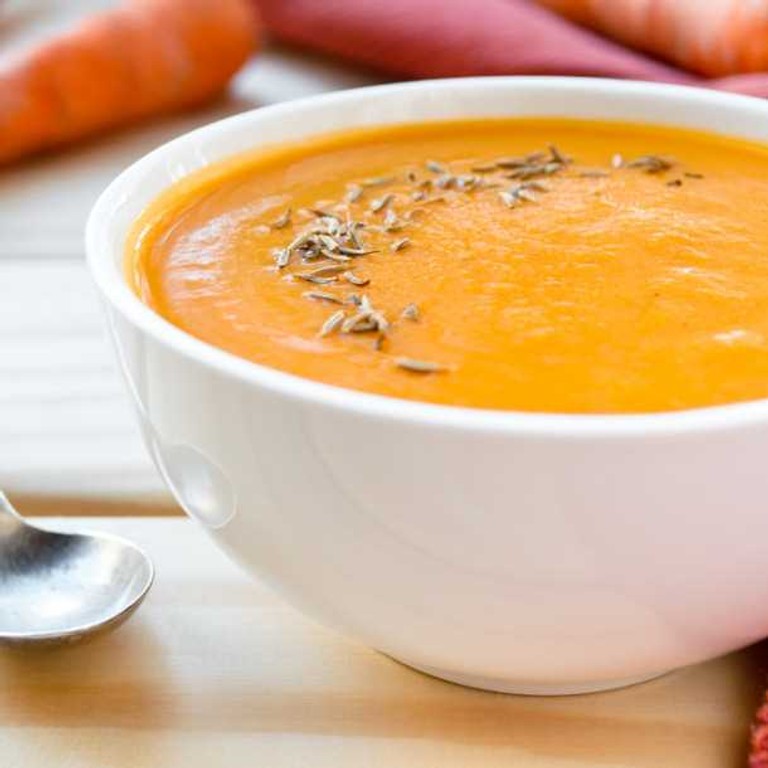 Soupe de carottes au céleri rave