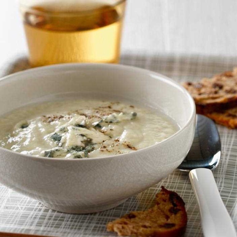 Soupe chou fleur roquefort sale