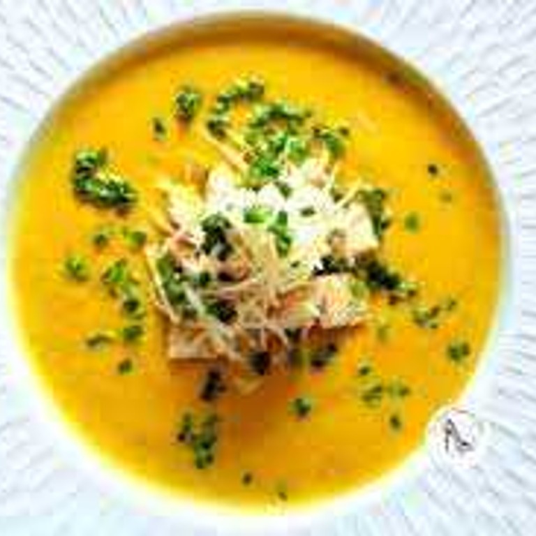 Soupe de potiron à la cannelle et gingembre