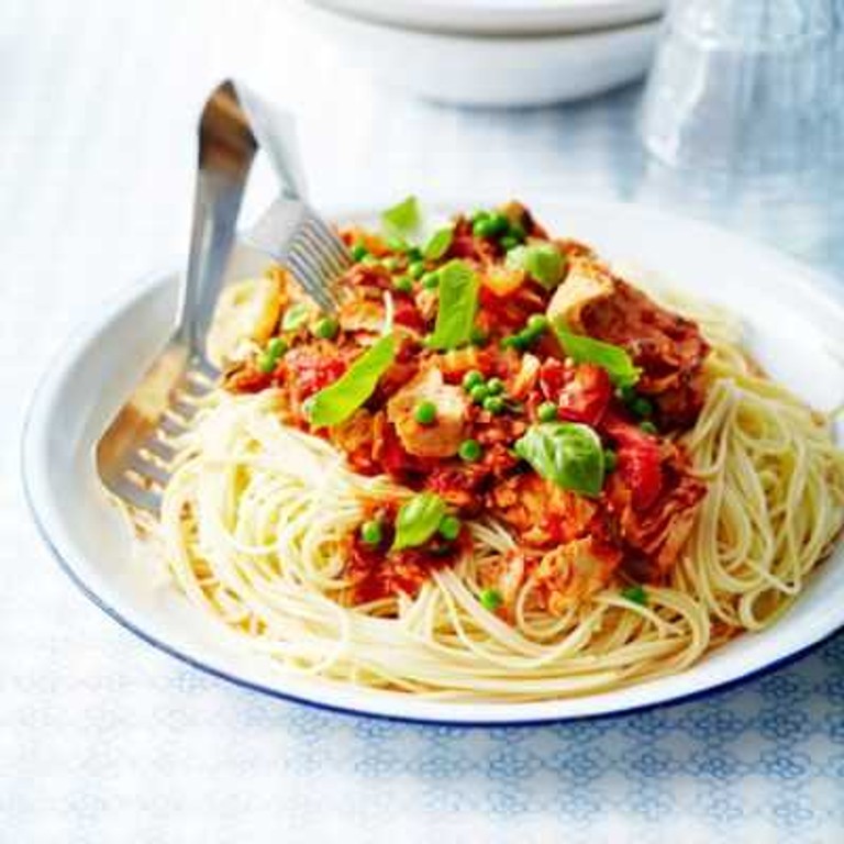 Spaghetti au thon