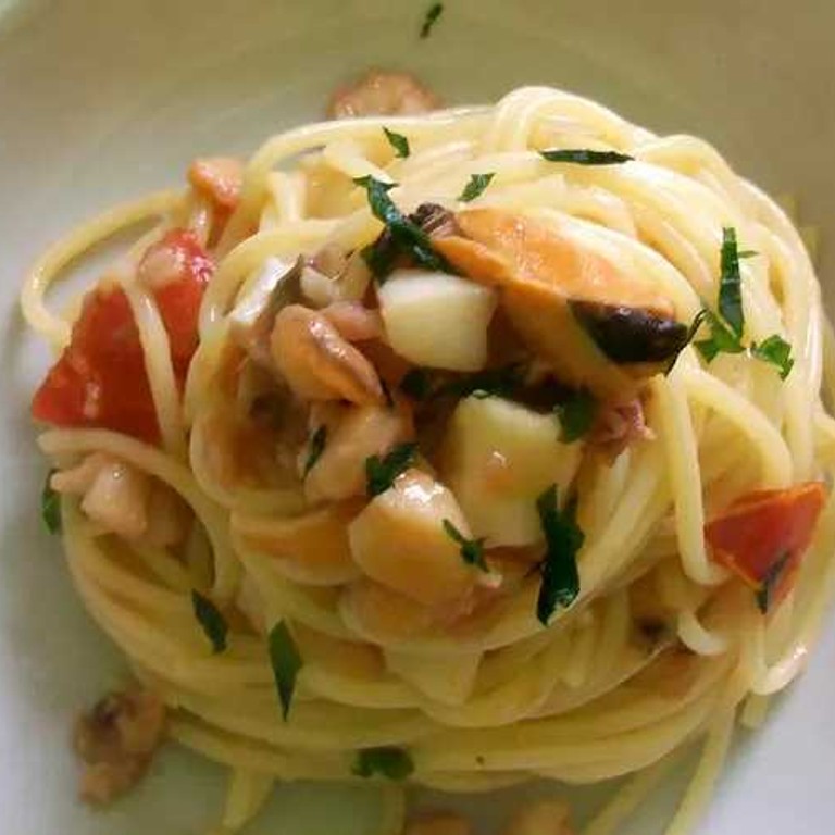 Spaghetti aux fruits de mer