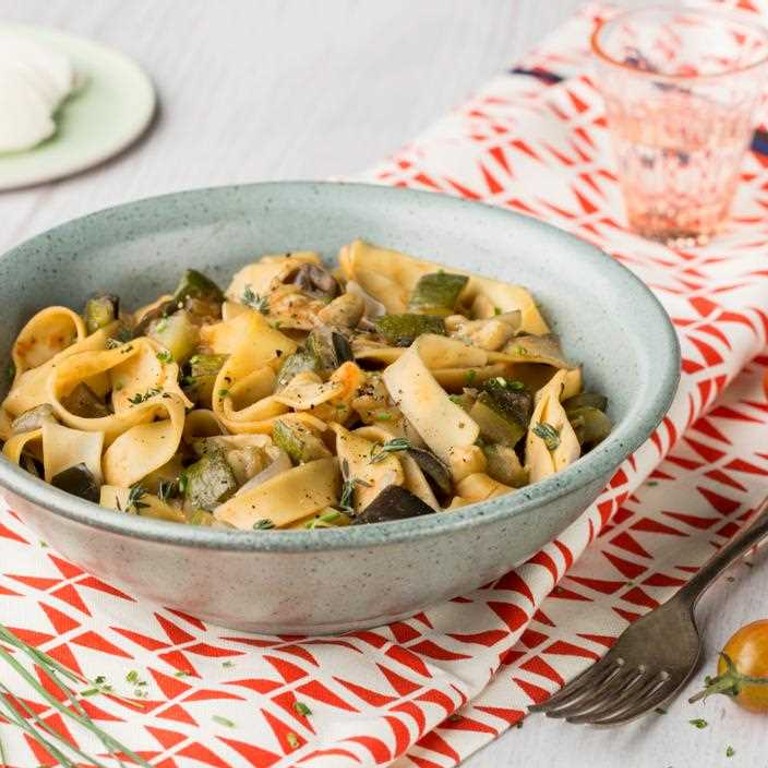 Tagliatelles à la méditerranéenne (Cookeo)