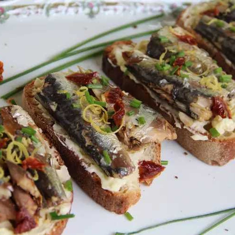 Tartines de sardines au beurre citron