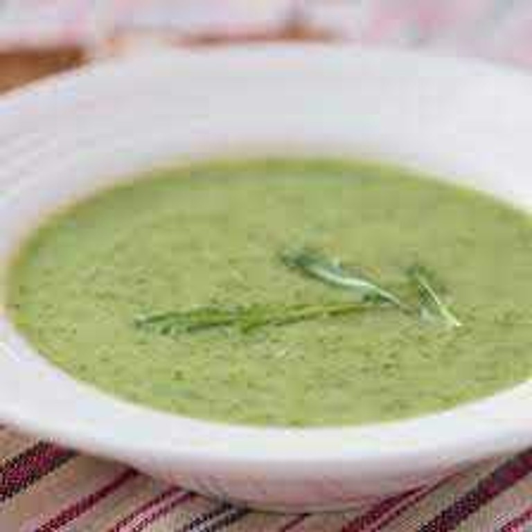 Velouté de fanes de radis (Blender chauffant)