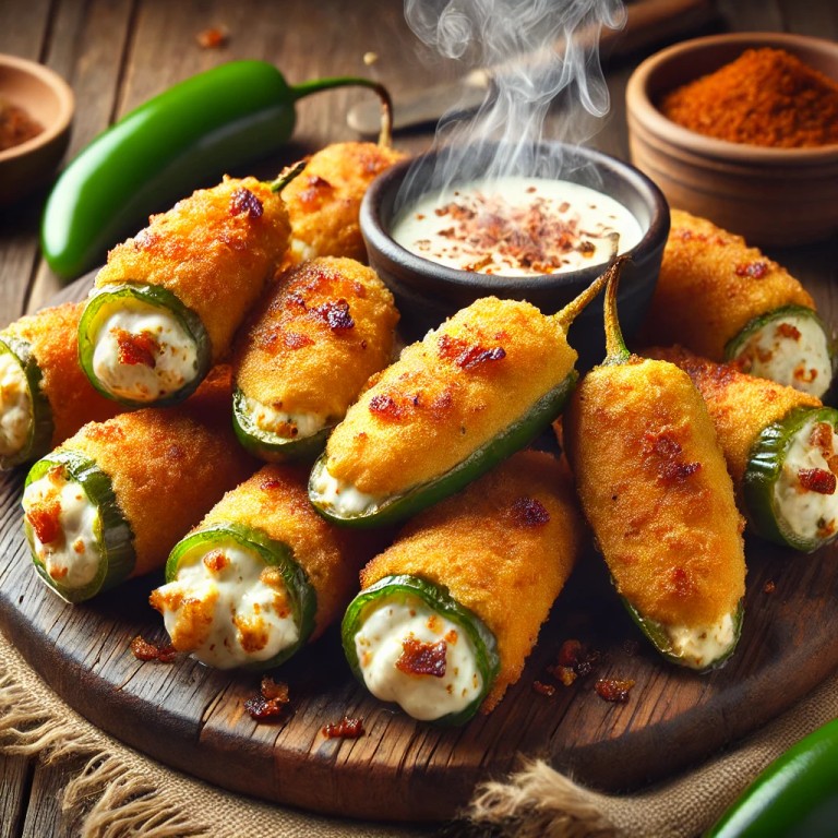 Deep-Fried Jalapeño Poppers with Cream Cheese and Beer Batter