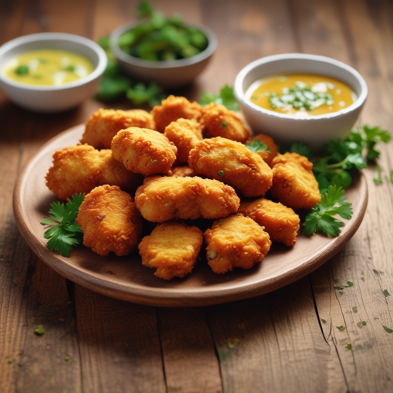 Crispy Chicken Nuggets with Homemade Breading