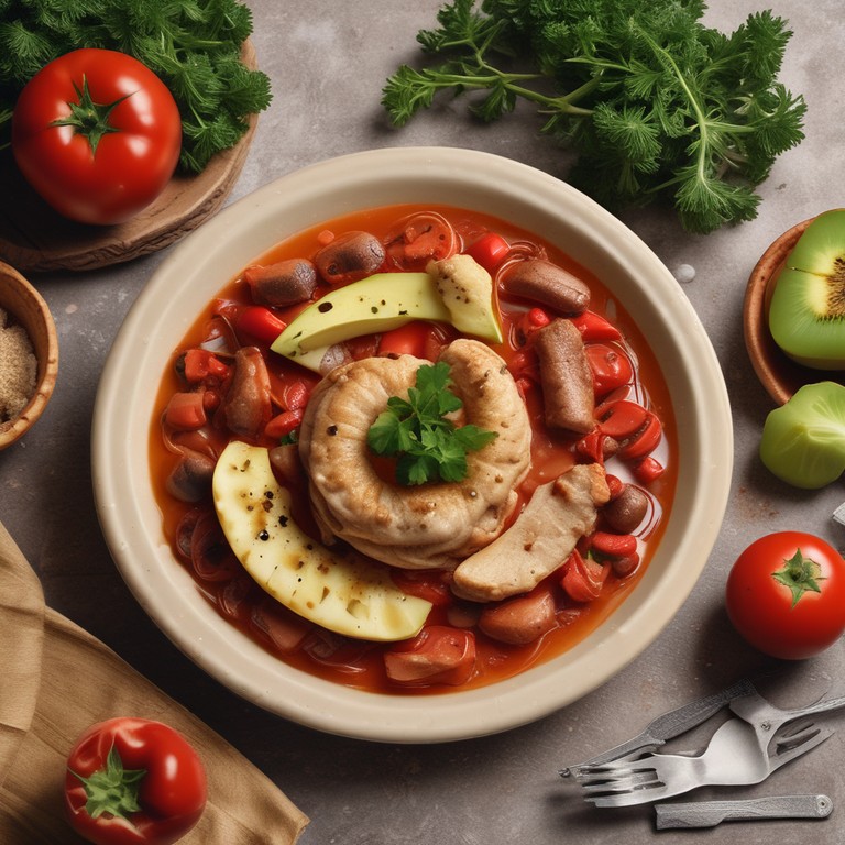 Mote con Lapingachos de Cerdo y Cuy con Ají de Pepa de Zambo