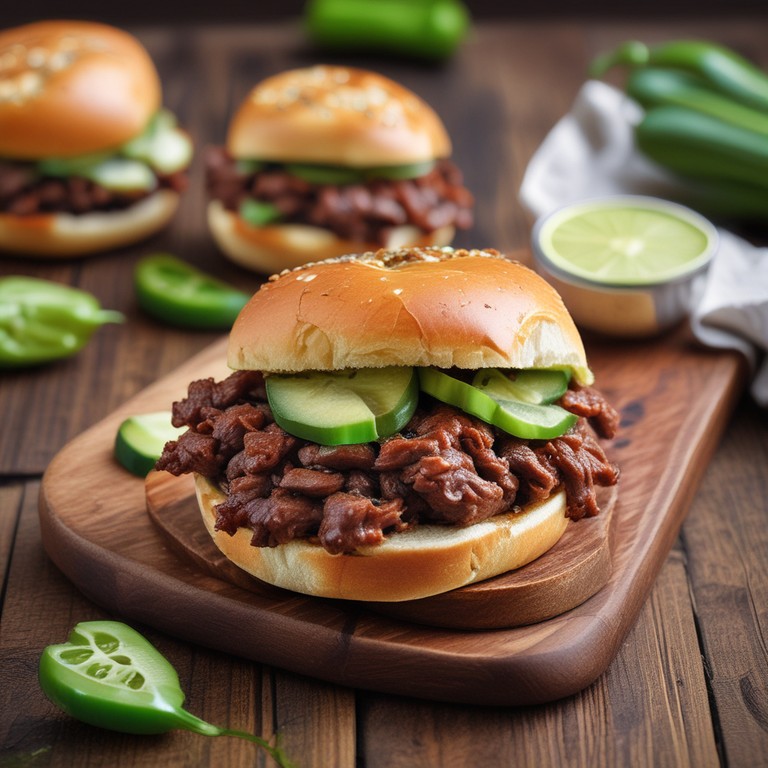 BBQ Beef Sourdough Sliders with Zesty Lime