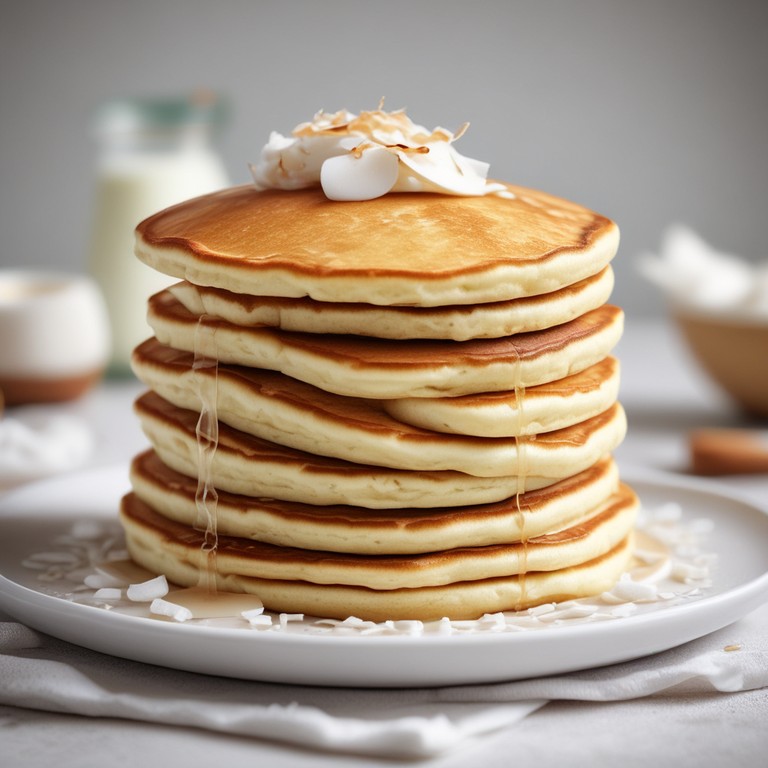 Coconut Milk Pancakes with a Sweet Twist