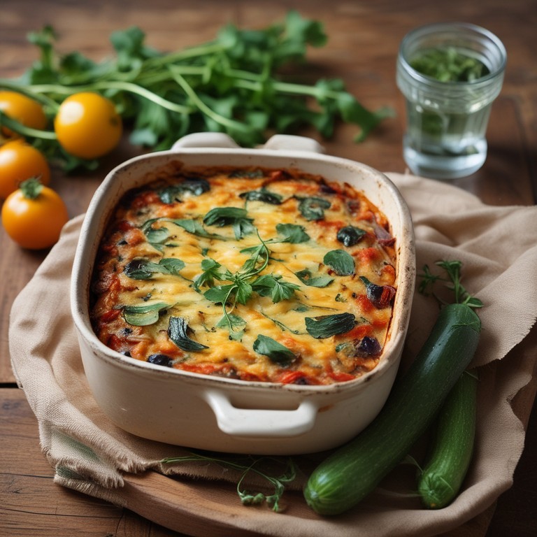 Gratin de Courgettes et Aubergines Savoureux