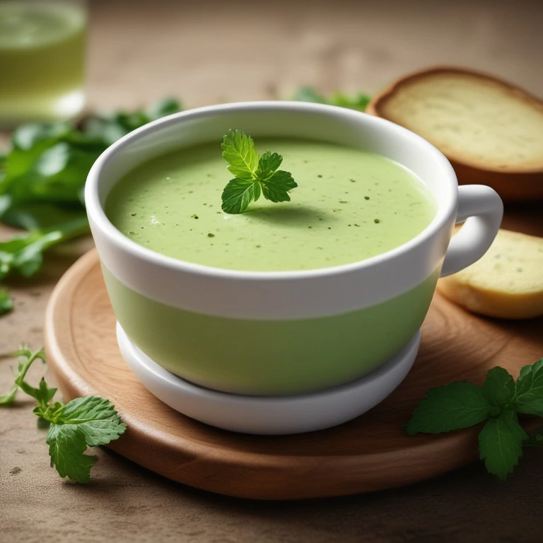 Soupe de Concombre et de Menthe Consistante