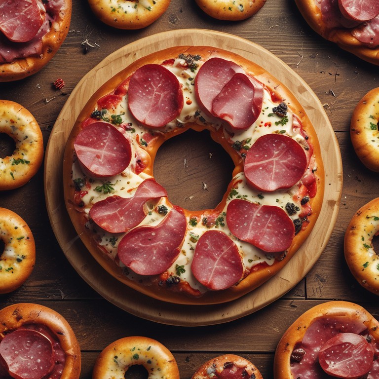 Salami-Pizza-Donut