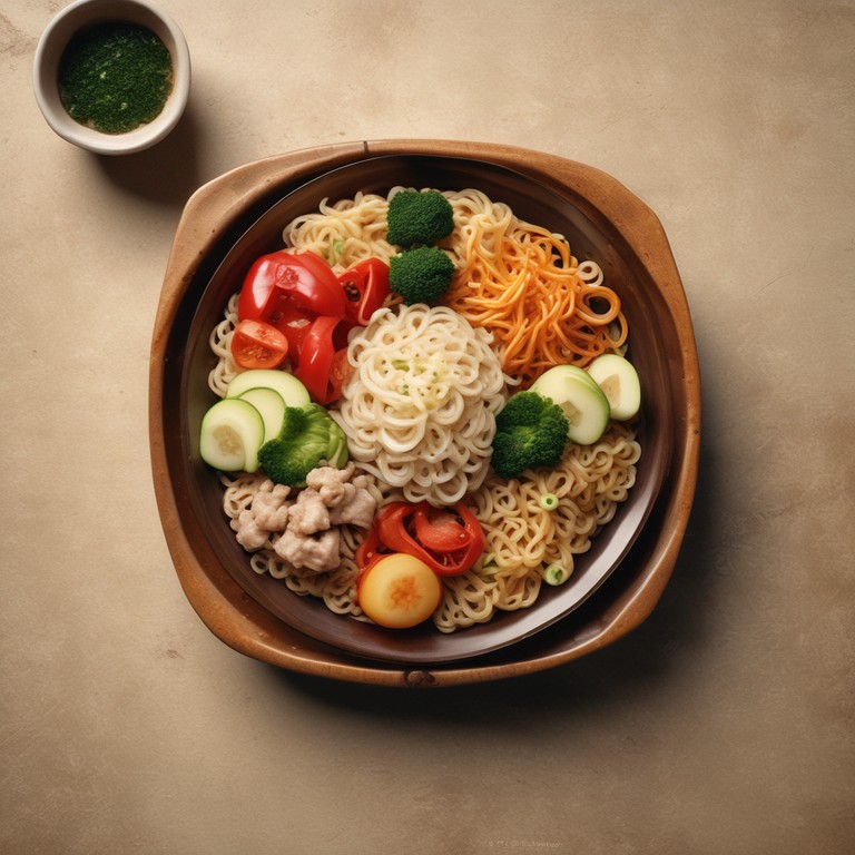 Macarrão Yakissoba com Legumes e Molho Inglês