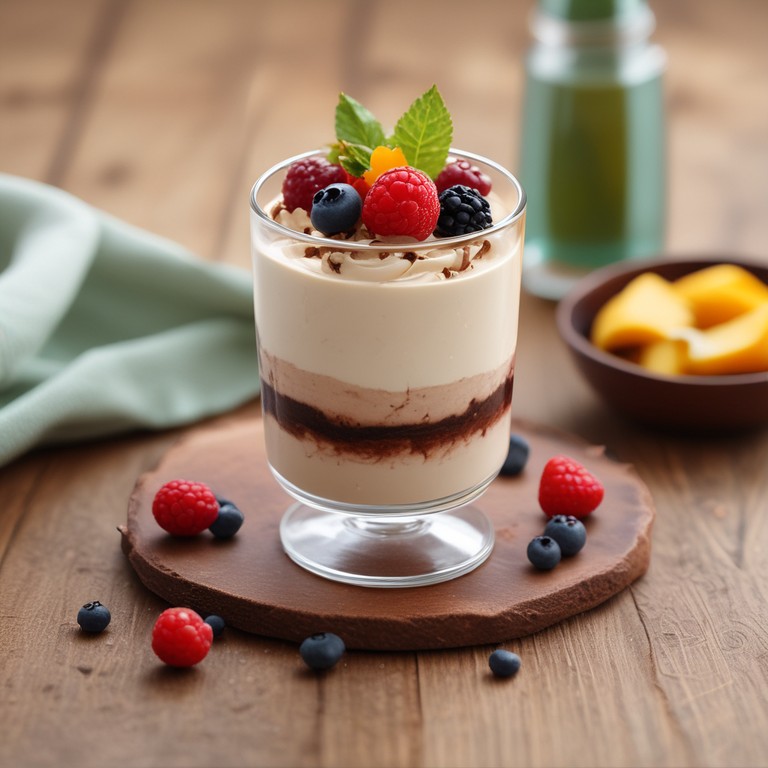 Mousse de Mucilon com Creme de Leite