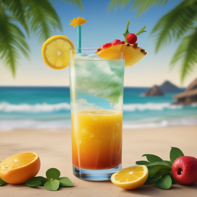 Cocktail Paradisiaque Sans Alcool