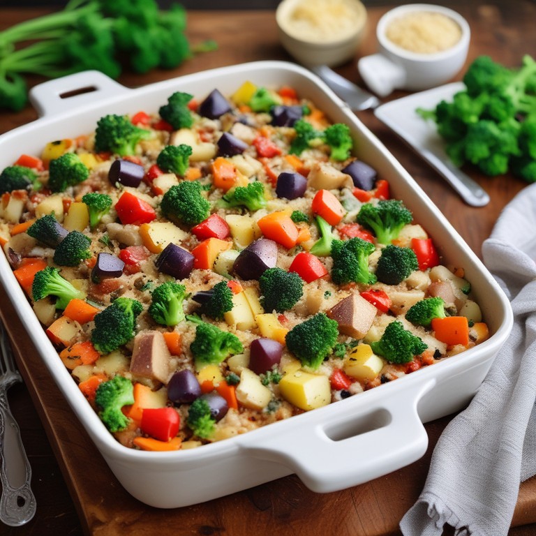 Vegetable Medley Bake with Herb Infusion
