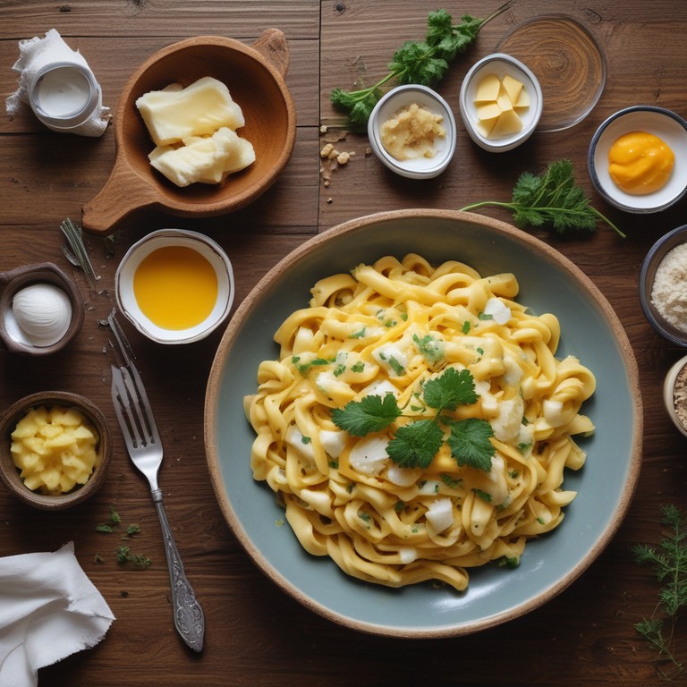 Macarrão com Mandioca, Alho, muuuito queijo parmesão e linguiça fininha