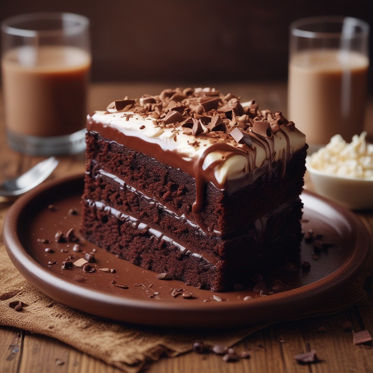 Bolo de Chocolate Delicioso com Leite Condensado
