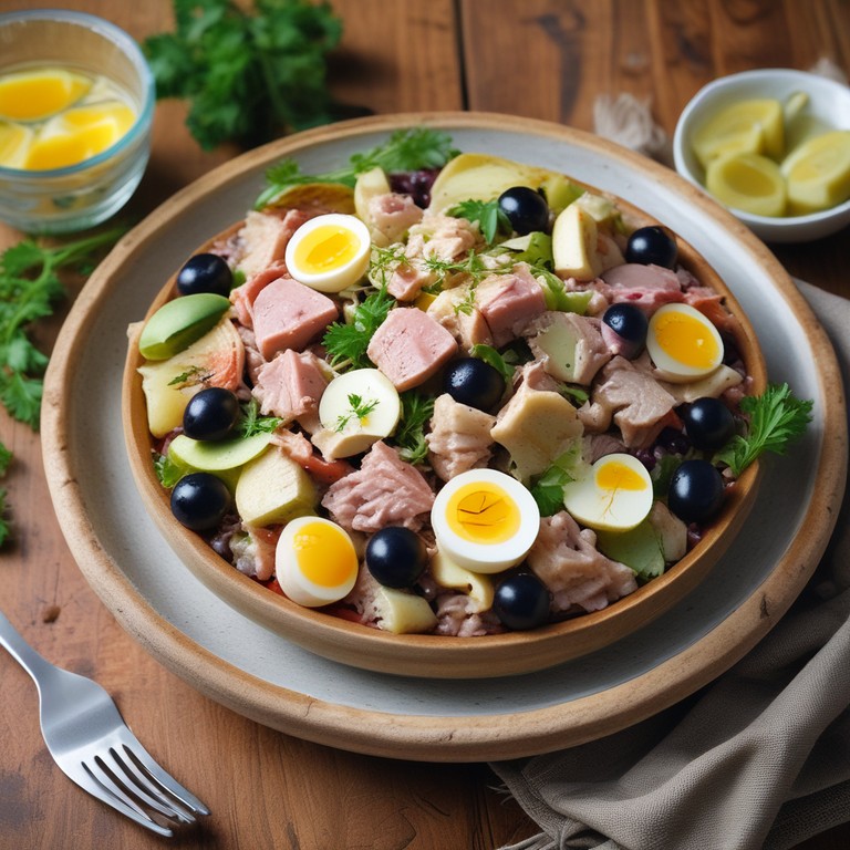 Salada de Atum com Batata e Ovos