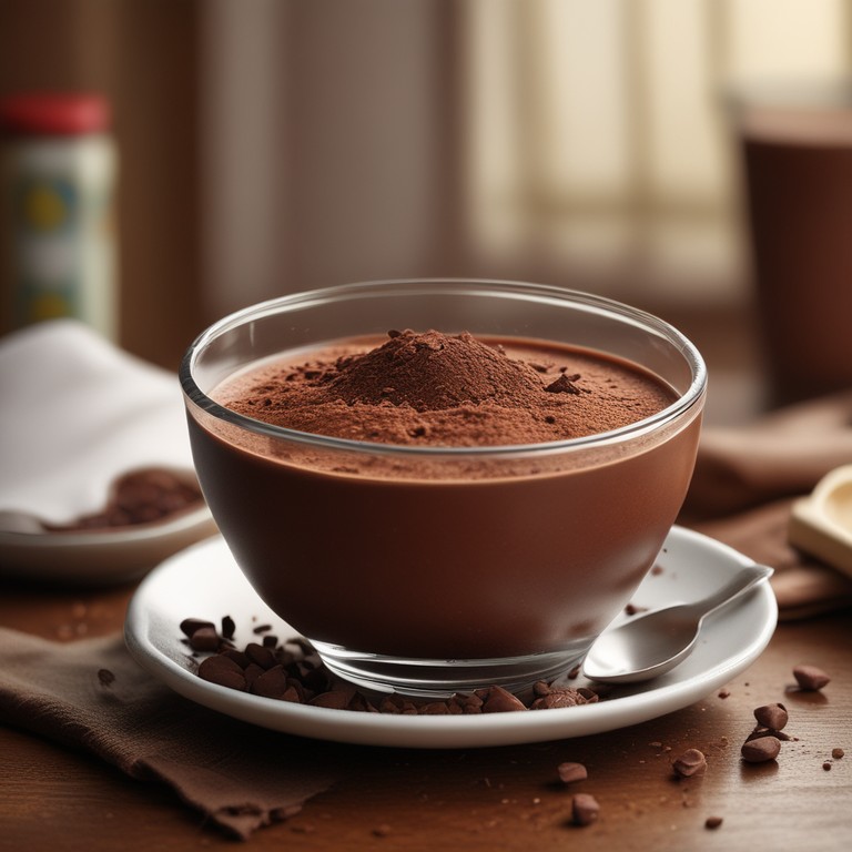 Delícia de Chocolate em Pó com Leite
