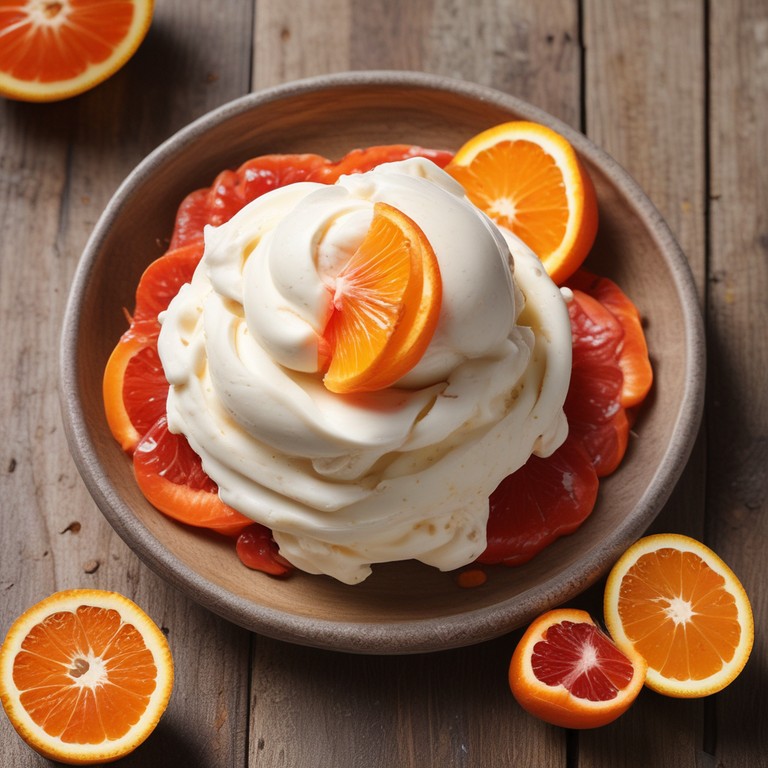 Creamy Banana Blood Orange Ice Cream