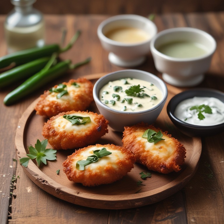 Crispy Jalapeño Poppers with Creamy Cheese Filling