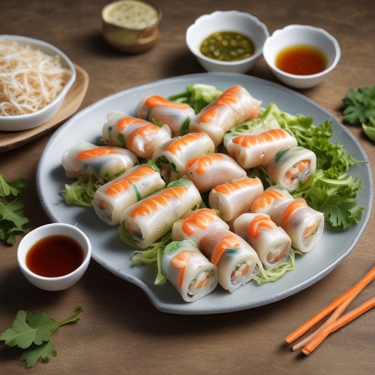 Rouleaux de Printemps aux Crevettes