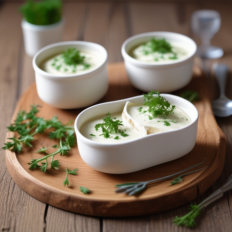 Mousse de Chèvre Crémeuse aux Herbes