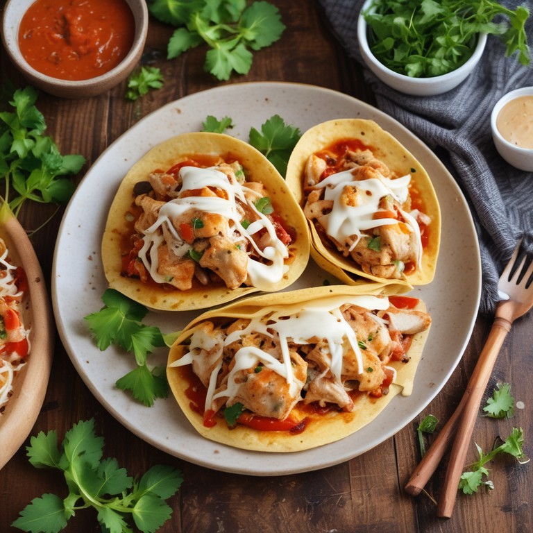 Instant Pot Chicken Pizza Tortilla Wraps