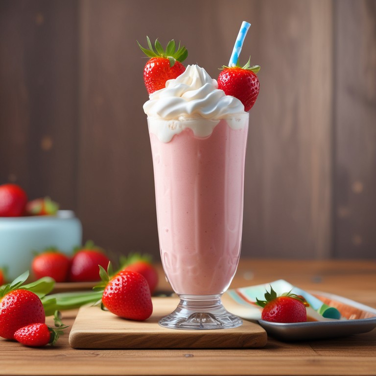 Creamy Strawberry Delight Shake