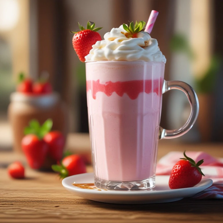Creamy Strawberry Delight Shake
