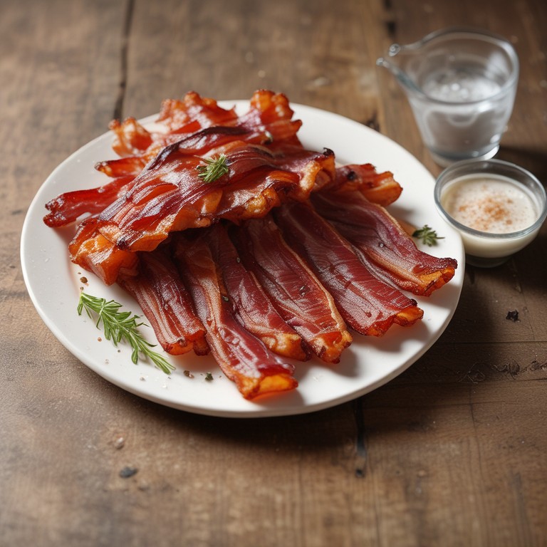 Bacon Caramelizado com Toque Salgado