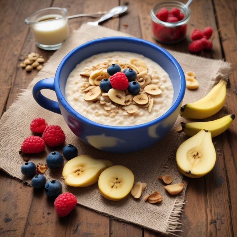 Porridge Crémeux aux Flocons d'Avoine