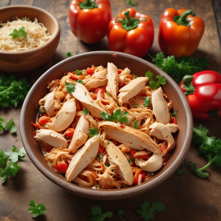 Frango Desfiado Suculento com Temperos Especiais