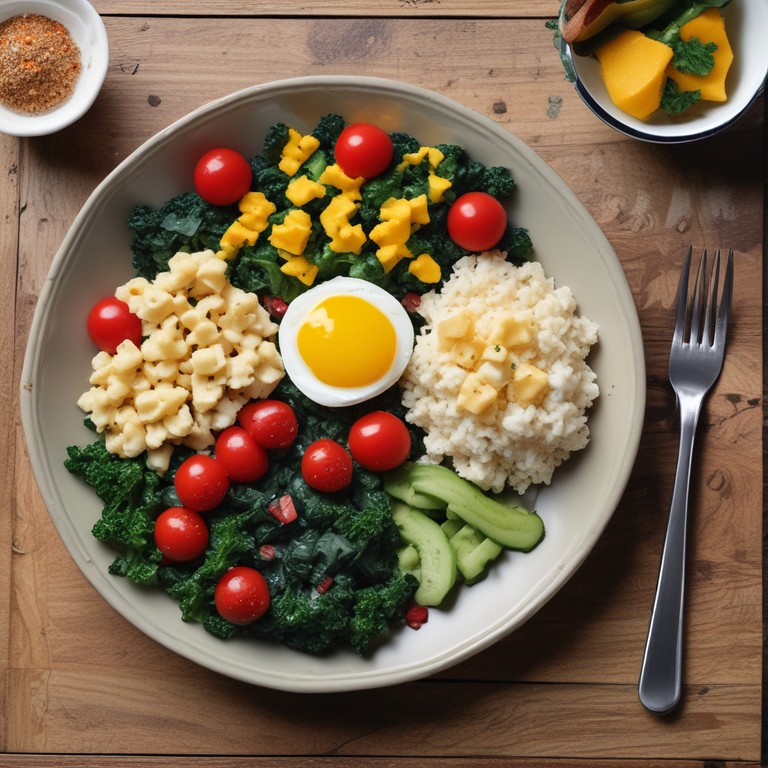 Jantar Nutritivo com Ovos e Queijo