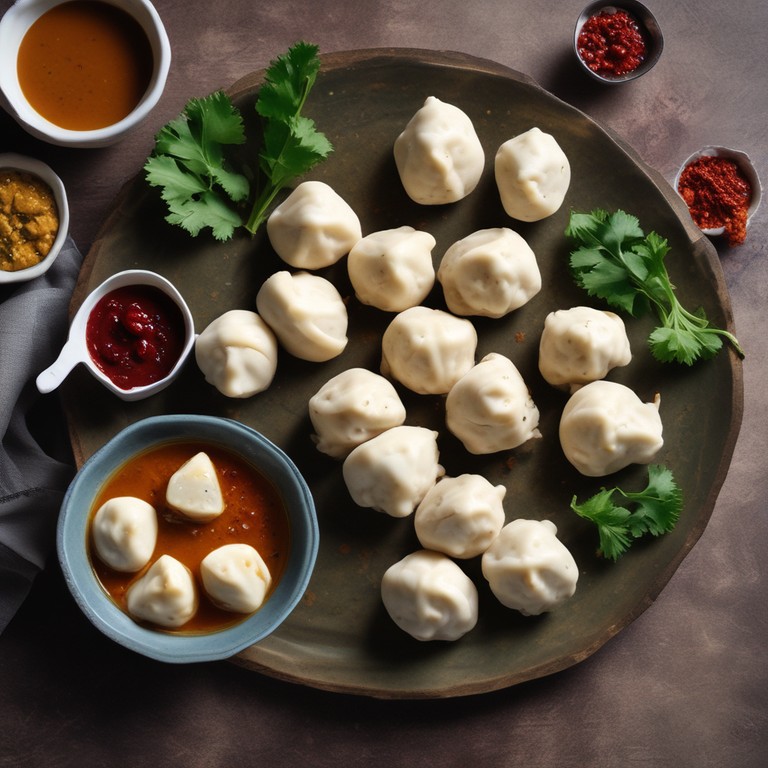 Gluten-Free Paneer and Vegetable MOMOs with Authentic Chutney