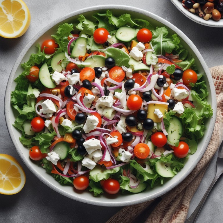 Salada Colorida para Jantar