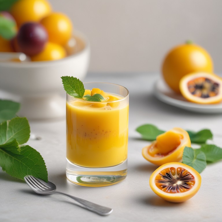 Gelatina de Maracujá Cremosa