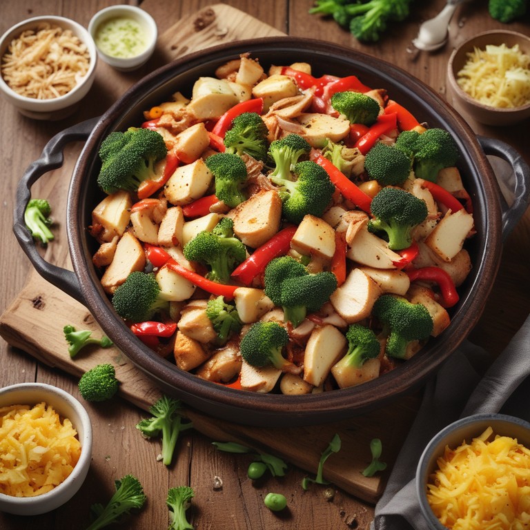 Rotisserie Chicken and Vegetable Medley