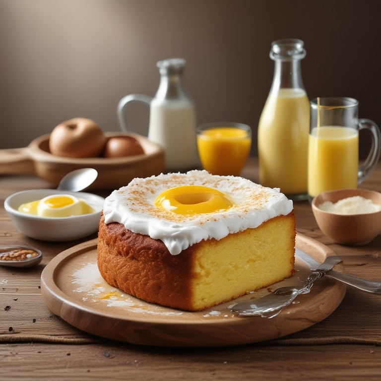 Bolo de Farinha com Leite e Ovo