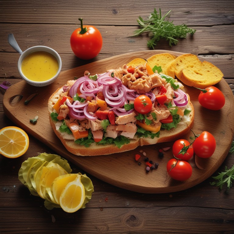 Salade de Thon Épicée avec Légumes Rôtis