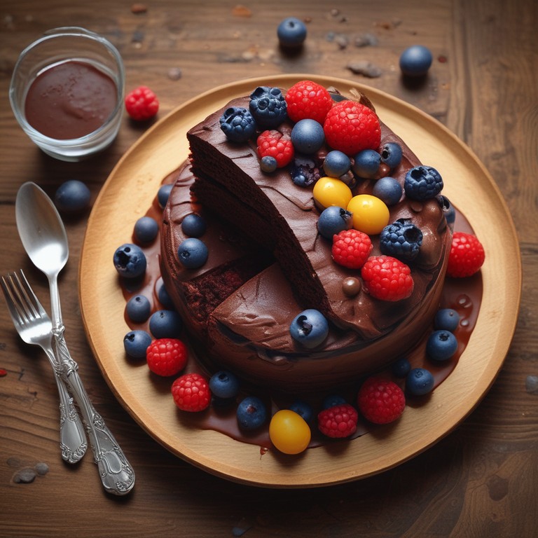 Bolo de Chocolate com Leite, Ovo e Farinha