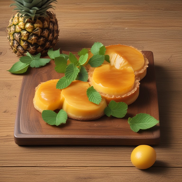 Pineapple Flan Delight