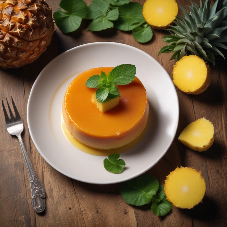Pineapple Flan Delight