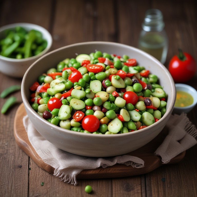 Nährstoffreicher Edamamesalat