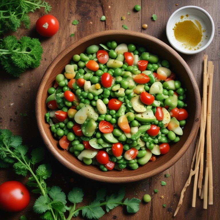 Nährstoffreicher Edamamesalat mit Vollmundigem Dressing