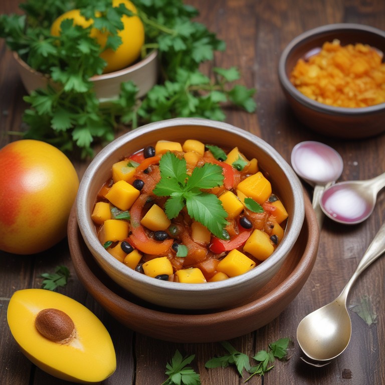 Spicy Mango Chutney with a Zesty Twist