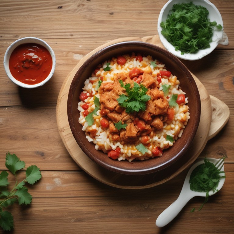 Arroz Fregol con Atún y Salsa de Tomate Paiteña
