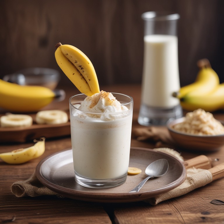 Banana Cremosa com Leite em Pó